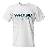 WHAM! Club Tropicana T-Shirt (UK, Alpha, L, Regular, Regular, White)