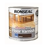 Ronseal Diamond Hard Floor Varnish Walnut Satin 2.5L