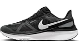 Nike Men's Air Zoom Structure 25 Road Running Shoe, Black/White/Iron Grey, 6 UK