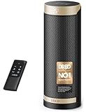Dreo 16 Inch Electric Heater for Home, 34dB Silent Ceramic Heater, 70° Oscillation Space Heaters Energy Efficient, 3-Mode 3-Speed, Overheating & Tip-Over Protection, 12H Timer, Solaris Slim H3