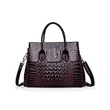 NICOLE & DORIS Woman Handbags bags for women Crocodile top handle bags luxurious leather fashion handbags PU leather Mulberry