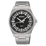 SEIKO Mens Analogue Quartz Watch with Stainless Steel Strap SUR505P1