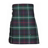 The Scotland Kilt Company Men's Kilt 8 Yard Scottish Tartan Polyviscose Kilt - Mackenzie Modern - Adjustable Buckle Comfortable Fit - 38-40”