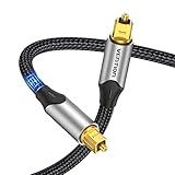 VENTION Optical Audio Cable 1m,Digital Toslink S/PDIF Cable - Gold-Plated Connector for Soundbar, TV, PS4, Xbox, Home Cinema & Stereo Systems