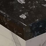 Black Granite 1m x 600mm x 40mm Kitchen Worktop 100% Water Resistant Countertop