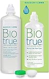 Biotrue Multi-Purpose Contact Lens Solution, 300 Ml - Cushions and Rehydrates Soft Contact Lenses Comfortable Wear - Condition, Clean, Remove Protein, Disinfect and Rinse - Includes Lens Case