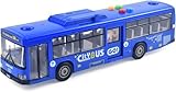 iFunLong Bus Car Toys for 3+ Years old Boy and Girl Gift, Play Vehicles Toy with Lights and Sounds (Blue)