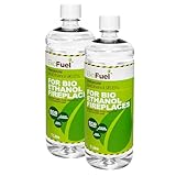 EKOFUEL (2 Litre) Premium Bioethanol Fuel – Bio Ethanol Liquid Fuel for Fires Pits, Fireplace | High Purity Clean Burning Bio Ethanol Fuel | Indoor & Outdoor Ethanol Fuel | Bioethanol Fuel Liquid