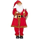 HOMCOM 4' Life Size Singing and Dancing Santa Claus, 120 cm Music Animated Santa Claus with Posable Arms, Sound Activated, Bell and Sack, Musical Moving Figure Christmas Decoration