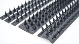 Prikkastrip Eco Fence Wall Spikes Garden Security. Anti-Climb Cat And Bird Deterrent Intruder Deterrent. Made In The UK Pigeon Spikes Pest Control For Gardens - Black 10 Pack - 5M to 15M