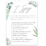 The Little Party Company I Spy Wedding Game - Ice Breaker Wedding Table Games, Wedding Stationary, Wedding Favours For Guests (WISGBOT)