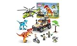 MAX Dino Adventure (592 pieces) Building Bricks Toys For Kids 6+ Create Dinos Vehicles and More, Compatible with Major Brands
