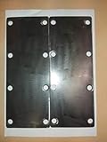 500 KG Trailer Suspension Units Mounting Plates - 8 Hole Pair