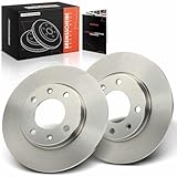 Frankberg 2x Brake DiscSet Rear Axle Left Right Compatible with 206 Hatchback 2A/C 206 SW 2E/K 306 Cabriolet 7D N3 N5 206 CC 2D Replace# 96012770