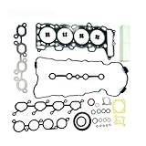 ATATKTHTys Engine Full Gasket Set Rebuild Kit SR20 Compatible for Nissan/Bluebird/2.0L DOHC SERENA C23M 16V 2.0 SR20DE Car Accessories OEM 10101-78E27
