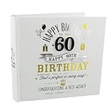 Widdop Bingham Signography 60th Birthday Photo Album 4"x6" Black and Gold Design FL29960