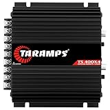 Taramps TS 400x4 Black Car Audio Amplifier - 400W RMS 4-Channel Class D, 2 Ohms, High Level Input, RCA