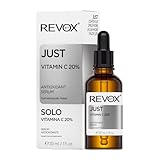 REVOX B77 - Just Vitamin C 20%, 30 ml, Vitamin C Facial Serum, Antioxidant, Brightens and Evens Skin Tone, Reduces Dark Spots and Signs of Aging, Protects Against Free Radicals