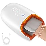 Hand Massager, Cordless Hand Massager with Heat and Compression, Balloon Massage, for Arthritis Carpal Tunnel Finger Numbness Pain Relief, LCD Touch Screen& Timing, Gifts for Women Men