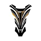 FIONEL Tank protector For Y&AMAHA XJR 400 XJR 1300 XJR 1200 Motorcycle Tank Pad Protector Sticker (Color : Gold)
