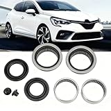 Rear Wiper Axle Bearing for Peugeot, 47mm 2 Rear Axle Trailing Arm Bush Bearing Repair Kit Set, for Peugeot CC 206 Rear Axle Trailing Arm Bushing Bearing Repair Kit 47MM 5131A6 513196 517408 513266