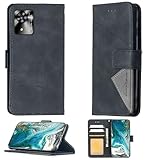 Aroepurt Case Compatible for Suntak Chippy Phone Case Cover [with Tempered Glass Screen Protector] Flip Stand Cover PU Leather Wallet Case Black