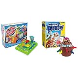 TOMY Games Screwball Scramble Classic Retro Children's Preschool Action Board Game, Kids Game For 5-9 Year Old Boys & Girls & T7028 TOMY Pop Up Pirate Classic Children's Action Board Game Toy