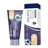 Skiennix PM Intensive Overnight Scar Cream, Silicone Scar Gel for Surgical Scars, C-Section, Stretch Marks, Injury, Burns, Keloids, Scar Removal for Adult & Child 30g