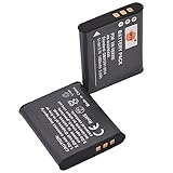DSTE (2-Pack) VW-VBX090 Li-ion Battery Compatible with Panasonic HX-WA03, HX-WA2, HX-WA2GK, HX-WA20, HX-WA3, HX-WA30, HX-WA301