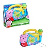 Peppa Pig Boombox | Musical Playset Boombox With Microphone | Peppa Pig Theme Tune Musical Box with Nursery Rhymes | Peppa Pig House On The Hill Toys | Childrens Musical Toy Set | Ages 18M+