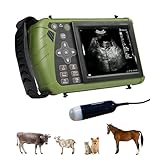 DAWEI Professional Vet Ultrasound Machine Portable Veterinary Handheld Scanner B-Ultra Sound with 3.5MHz Probe for Pig,Sheep, Goat, Dog use