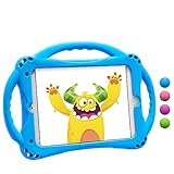 TopEsct Kids Case for iPad Mini 5/4/3/2/1,Shockproof Handle Stand Silicone Cover for iPad Mini 5/4/3/2/1 (Blue)