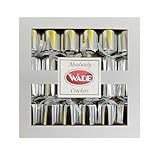 6 Absolutely Wade Bird Party/Christmas Crackers - Silver - Made in England