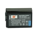 DSTE® NP-FW50 Rechargeable Li-ion Battery for Sony Alpha NEX-3, NEX-3N, NEX-5, NEX-5R, NEX-5N, NEX-6, NEX-7, NEX-C3, NEX-F3, SLT-A33, SLT-A35, SLT-A37, SLT-A55V