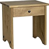 Seconique Corona Dressing Table Stool in Distressed Waxed Pine