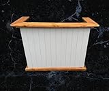 Home wooden bar - Kentucky - interior drink bar, 2 shelves, man cave, indoor drink cabinet