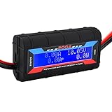 Diymore 200A Power Analyzer,Watt Meter Detectorm,Digital LCD Watt Volt Amp Meter,Battery Consumption Monitor for Battery Backup systems.