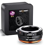K&F Concept IV PRO NIK(G)-NEX Lens Mount Adapter Manual Focus Compatible with Nikon F (G-Type) Lens and Sony E Mount Camera Body