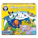 Orchard Toys Where Do I Live , Fun and Educational Matching and Memory Game, Double-Sided Boards include animal and habitat facts, Ages 3-6