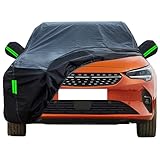 WOLWES Waterproof Car Cover Suitable For 1990-2024 Vauxhall/Opel Corsa,Hail protector car cover,Outdoor full coverage rain, sun and UV protection(Size:EcoFLEX)