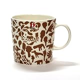 Iittala Cheetah 1062496 Porcelain Mug from The Oiva Toikka Collection 0.3 L Brown
