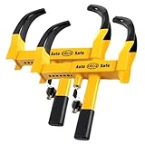 alca AutoSafe Campervan Trailer Wheel Tyre Clamp Extendable Heavy Duty Anti Theft Protection Set of 2 x306000
