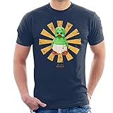 Orville The Duck Retro Japanese Men's T-Shirt Navy Blue