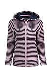 Weird Fish Fisher Full Zip Stripe Eco Macaroni Hoodie Heather Size 16. (Jumper/Sweater/Fleece)