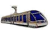 Tramway-Strasbourg Tram Strasbourg Eurotam Pin Badge Pin Locomotive Train Subway Rail Steam Locomotive E-Loco Tram Strab Metro Train Railroad Subway Underground, passend, Copper