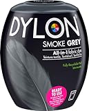 DYLON Washing Machine Fabric Dye Pod for Clothes & Soft Furnishings, Smoke Grey, 350 g (Pack of 1) (Packing May Vary)