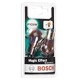 Bosch PY21W (581) Magic Effect Car Light Bulbs - 12 V 21 W BAU15s - 2 Bulbs