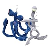 DOUBLE LUCKY Siren Head Plush Toys Limbs Movable Plush Toy Anime Doll Whistle Man Funny Doll，Plush Toys for Home Party Gift Birthday Gift (2PCS-1)