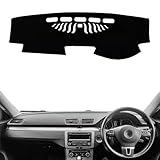 KQFVXKAI Fit for Volkswagen VW Passat B7 2011-2015,Dashboard Cover,Non-Slip Dash Cover Mat,Black Dash Board Covers,Car Accessories