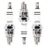 YOFMOO Spark Plug A7TC for GY6 50cc 70cc 90cc 110cc 125cc 150cc ATVs Scooter Pit Dirt Pocket Racing Bike Moped Go Kart Quad 4 Wheeler Buggy TaoTao Buyang Roketa Sunl Baja Kymco Coolsport Pack of 3